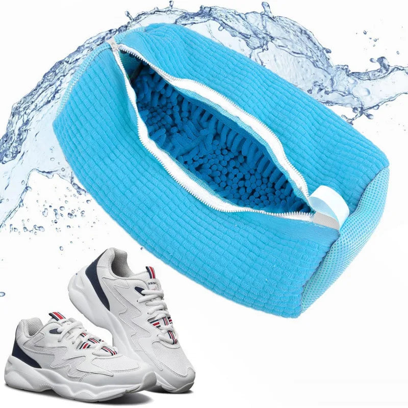 1/2PCS Washing Shoes Bag Cotton Laundry Fluffy Fibers Easily Remove Dirt Washing Bags Anti-Deformation Shoes Clothes Organizer